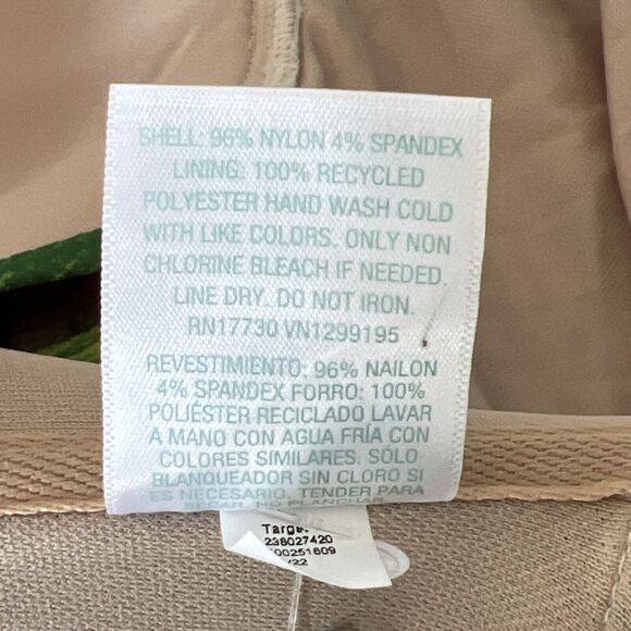 Kona Sol Womens M (8/10) Tropical Pique Bandeau Full Coverage One Piece Swimsuit - Picture 11 of 11